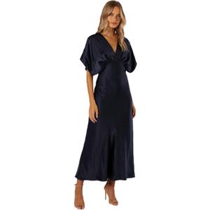 Petal & Pup Women's Ricki Maxi Dress (Large, Midnight Indigo)