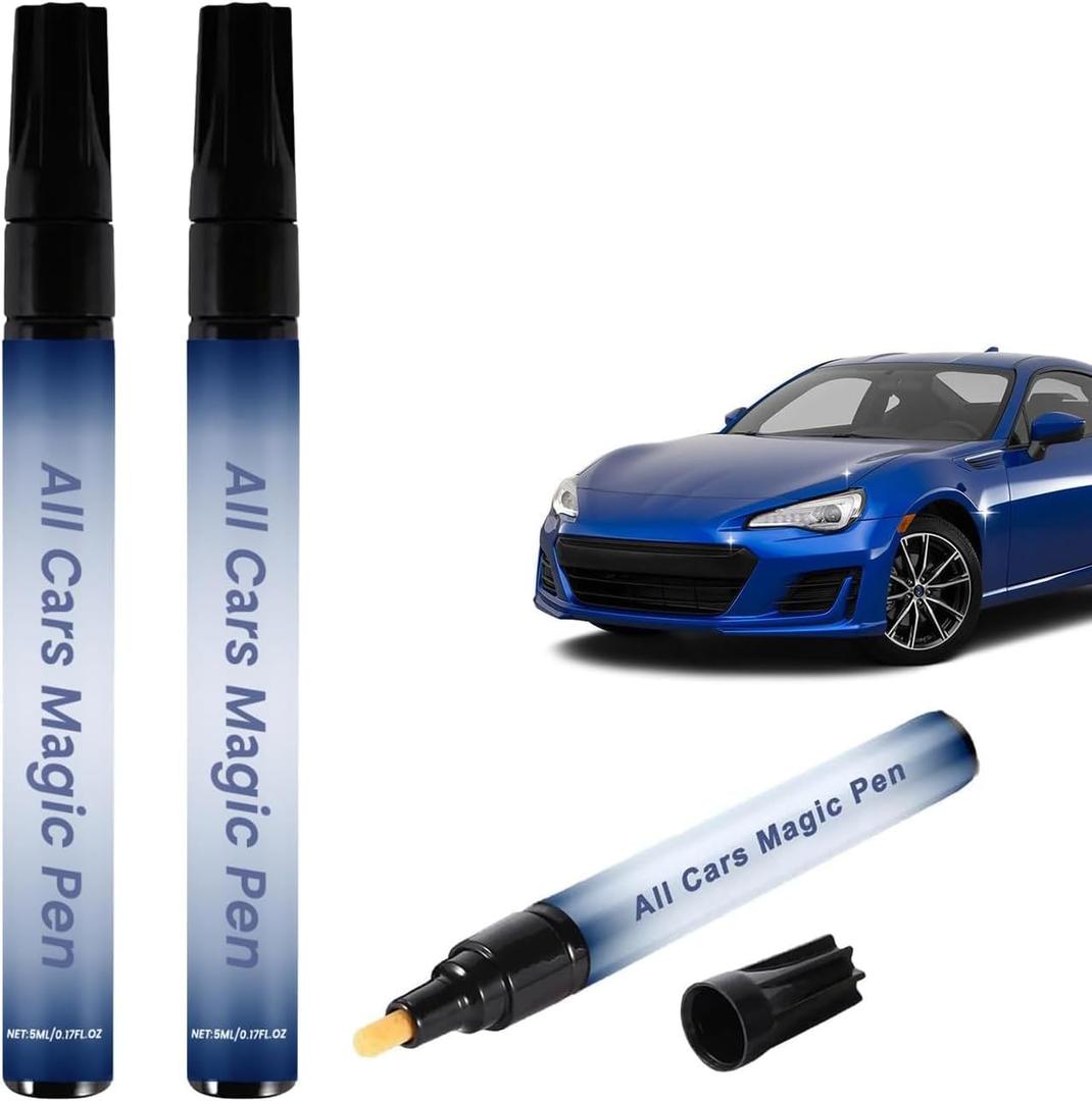 All Cars Magic Pen, Car Paint Scratch Repair Pen, Car Paint Scratch Remover for Vehicles, Quick Fix for Scratches for All Cars (2pcs)