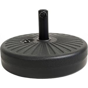C-Hopetree 78 lb Heavy Duty Water Fillable Base Stand for Patio Outdoor Market Table Umbrella, Black