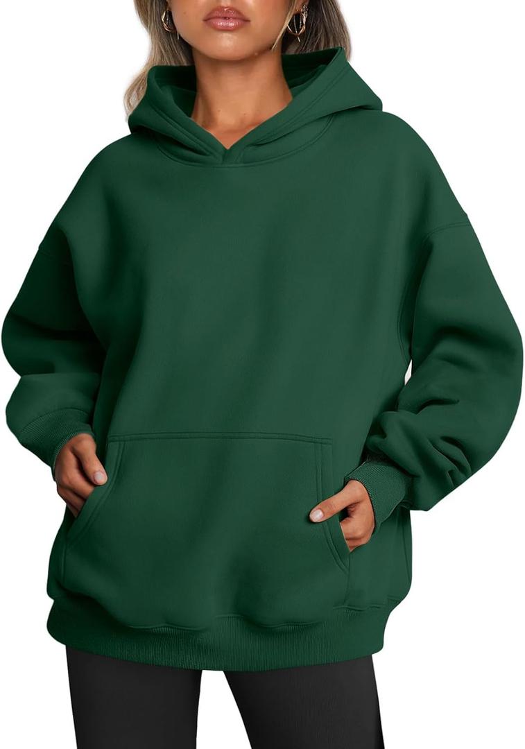 Trendy Queen Womens Oversized Hoodies Fleece Sweatshirts Fall Fashion Pullover Sweaters Winter Clothes (Small, Dark Green) Trendy Queen Womens Oversized Hoodies Fleece Sweatshirts Fall Fashion Pullover Sweaters Winter Clothes (Small, Dark Green)