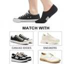 Toes Home No Show Socks Womens Cushioned Low Cut Athletic Hidden Liner for Sneakers Ankle Invisible Running Socks 4/6 Pairs