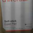 Universal 35603 Self Stick Easel Pads, Unruled, 25 x 30, White, 30-Sheet Pads (Case of 2 Pads)