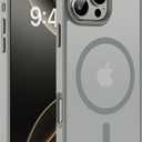 Miracase for iPhone 16 Pro Matte Series Case, Magnetic, Gray
