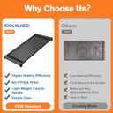 Newly Upgraded Ceramic Coating Griddle Replacement for GE Gas Stove, WB31X24738 WB31X49806 Non-stick Griddle Stove Top for GE Center Part, FTFE & PFAS Free