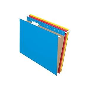Pendaflex Hanging File Folders - Recycled Color-Coded File Organizer, Letter Size, Assorted Colors, 20 pc