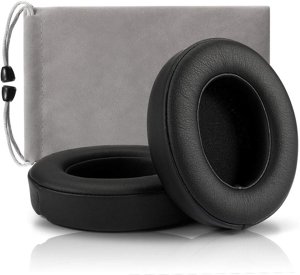 Replacement Ear Pads Cushions, Earpads Cover Compatible with Beats Studio 2 and Studio 3 Over Ear Headphones by Dr.DRE 1 Pair (Black)
