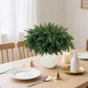 18 Inch Real Touch Cedar Branches - 16 Pcs Artificial Christmas Plants Branches, Faux Greenery Pine Stems Fake Cedar Picks for Vase DIY Crafts, Christmas Pine Branches for Home Indoor Decor