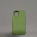 LOVE 3000 Designed for iPhone 12 Case/iPhone 12 Pro Case, Premium Silicone with [Soft Anti-Scratch Microfiber Lining] Shockproof Protective Phone Case for Men Women Girls 6.1", Matcha