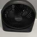 Amazon Basics Air Circulator Fan, Desk Fan for Bedroom, Home and Office, With 90-Degree Tilt Head, 3 Speed Settings, Lightweight (3 LBS), 35 Watts, Black, 11.1"W x 6.3"D x 10.9"H