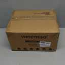 vancasso 10 oz Ramekins with Lid, Porcelain Creme Brulee Souffle Dishes, White Pudding Custard Cups Ramiken for Baking, Dishwasher and Oven Safe, Set of 6