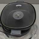 Stariver 3L NonStick Hot Pot Electric with DualPower Control,Electric Shabu Shabu Pot with Removable Pot, Electric Pot with Tempered Glass Lid for Party, Family Gathering（Silver）