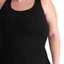 SHAPERMINT Compression Tank Cami - Tummy and Waist Control Body Shapewear Camisole for Women (Black, XL)