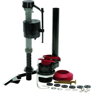 Fluidmaster 400AKR Universal All in One Toilet Repair Kit for 2-Inch Flush Valves, Easy Install