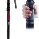 IFOOTAGE Cobra 3 Strike Monopod with Fluid Head K5S, 59" Camera Monopod with Pedal Locking, One-Step Rapid Height Adjustment, for Shooting Bird/Animal/Sports Event/Wedding/Live Show