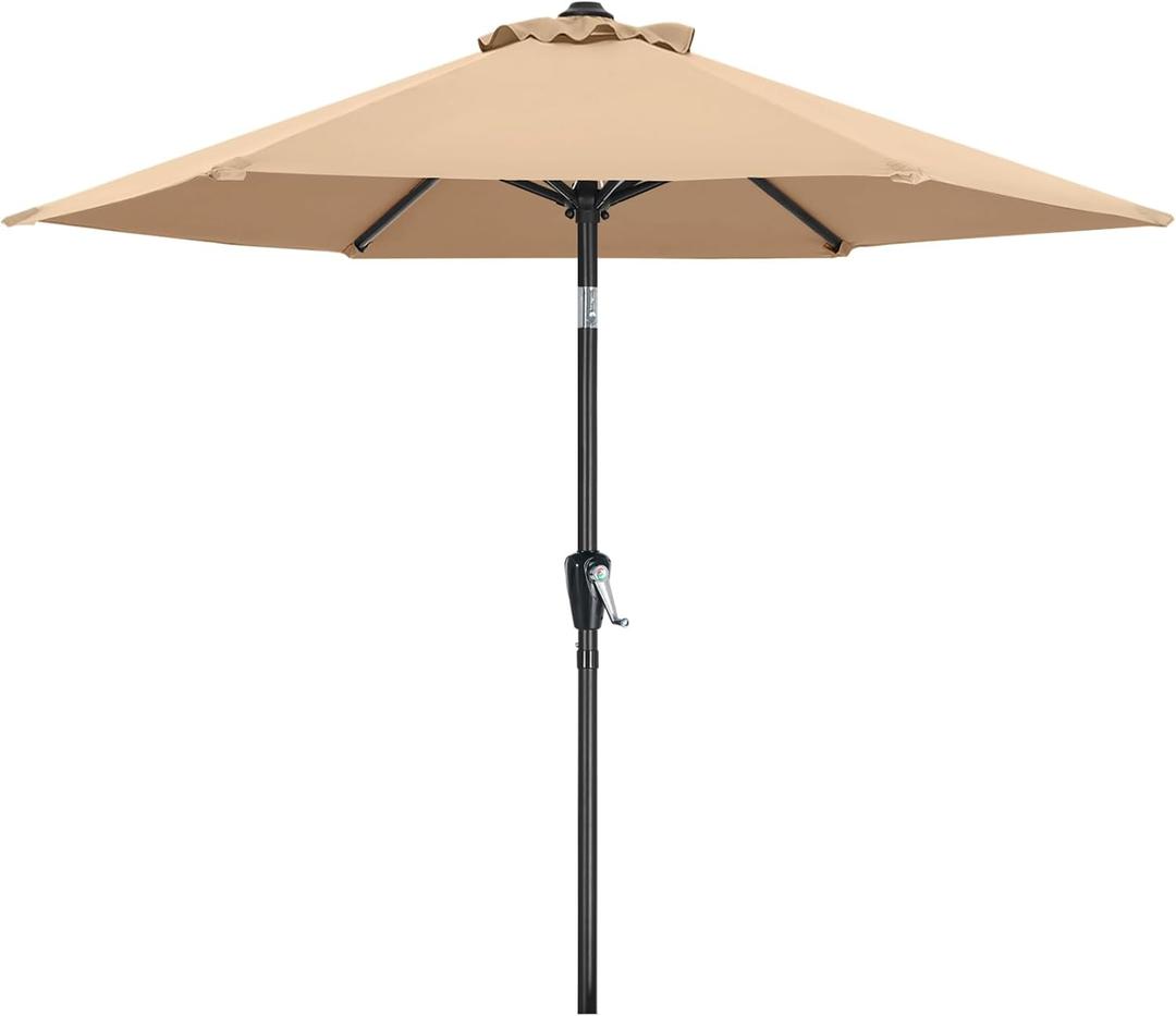 MASTERCANOPY Patio Umbrella for Outdoor Market Table (7.5ft,Khaki)