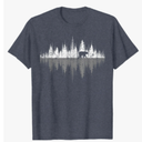 Trees Reflection Wildlife Nature Animal Bear Outdoor Forest T-Shirt Size Large