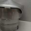 VEVOR Chimney Cap 6 inch All Weather & Reinforced Screws & Easy Installation, for Perfect Insulation Vent Cover Outside, Silver