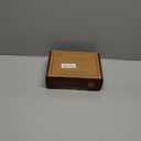 BGMG Small Wood Floating Shelves 8 inch Set of 2, Rustic Wooden Wall Mount Shelves for Bathroom Living Room Bedroom Kitchen Farmhouse -8x6.7x1.25 inch- Dark Walnut