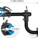 Urban Deco Bike Repair Stand Bench Mount Bike Stand Wall Mounted Bike Work Stand Bicycles Maintenance Rack Bike Clamp for Road Mountain Bike, Road Bike (13.6 inch Curved)