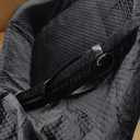 Dog Car Seat for Large Dogs up to 60 lbs or 2 Small Dogs with 4" Memory Foam, Medium Pet Booster Seat Cover with Triple Safety Belts, Adjustable Leashes, Detachable/Washable (Dark Black, Large)