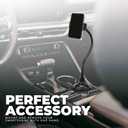 CHARGEWORX 10" Neck Universal Cup Holder Car Mount, Cup Holder Phone Mount, Phone Cup Holder for Car, Cell Phone Cup Holder, 360 Rotation Cup Holder Phone Mount for Car, Fits 2.5"-3.75" Cupholders