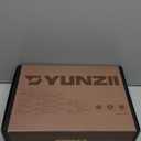 YUNZII QL75 Wireless Typewriter Hot Swap Retro Mechanical Keyboard,Punk Round Keycaps,RGB Backlit QMK/VIA Programmable, Multi-Device Keyboard with 2.4GHz/Type-C/BT5.0 (Wood, Cocoa Cream V2 Switch)