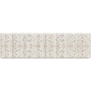 Nama Standing Mat  Anti-Fatigue Cushioned Kitchen Mats for Floor | Ergonomic Bounce-Back Foam Kitchen Mats | Anti-Fatigue Mats for Kitchen & Standing | Emile Latte | 30" x 108" (108"L x 30"W x 0.8"Th)