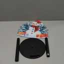 Snowman Paper Towel Holder, Christmas Paper Holder, Winter Holiday Decoration for Kitchen Countertop Bathroom Home Farmhouse, Merry Christmas Decor Indoor, Snowman with Buffalo Plaid Scarf