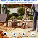 Leaf Blower Cordless with Battery and Charger, Powerful Handheld Air Blower with 2 X 4000mAh Batteries, Turbo Jet Blowers for Lawn Care, Patio Cleaning, Car Drying, Leaves, Dust, Snow