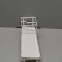 MYITYARD Toothbrush Holders for Bathrooms, 4 Slots Rustproof Metal Tooth Brushing Organizer with Drainage, Electric Tooth Brush Toothpaste Holder for Bathroom Countertop, White