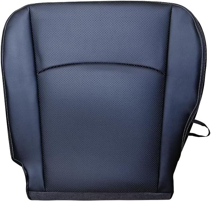 Dunhil Driver Bottom Black Leather Replacement Seat Cover for Dodge Ram 1500 Laramie 2013 2014 2015 2016 2017 2018