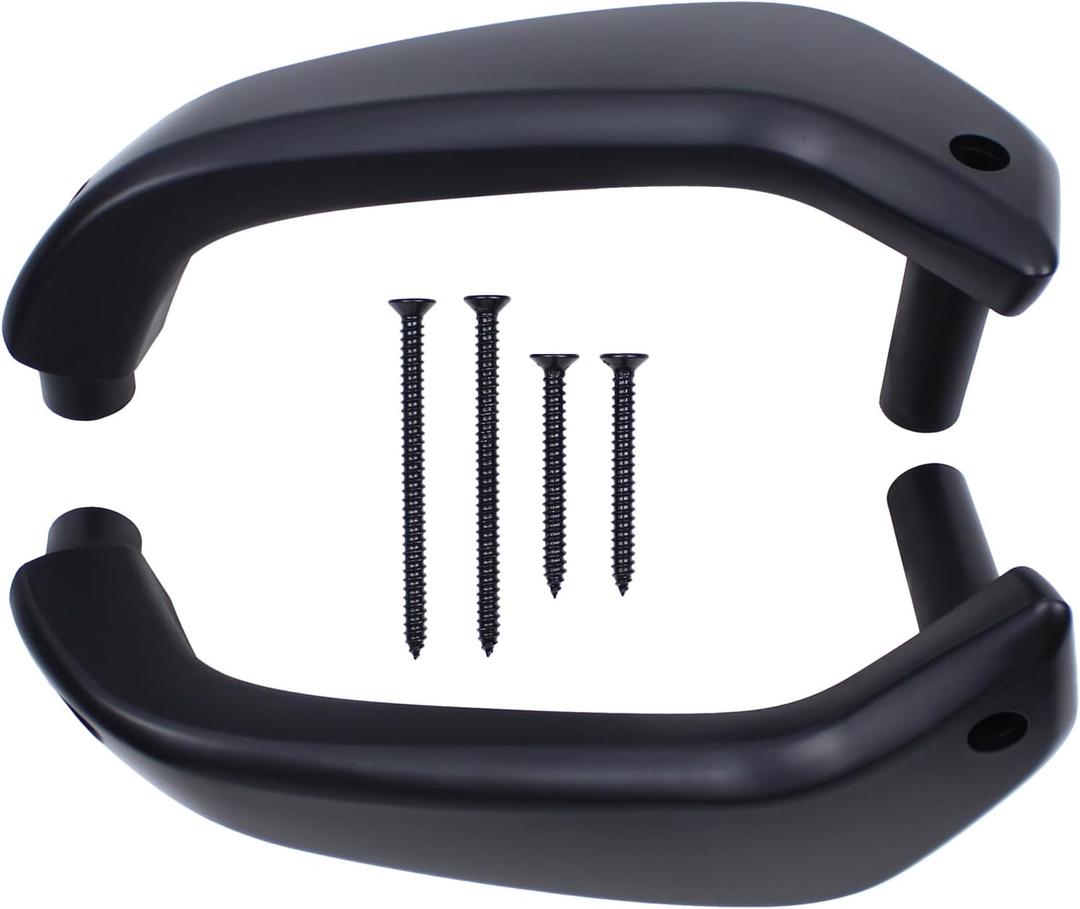 ApplianPar 2 Pieces Black Interior Driver and Passenger Side Door Pull Handle Manual Window for Fiesta 2011-2020