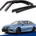 in-Channel Window Visors Compatible with 2018-2024 Toyota Camry SedanRain Guards Sun Shields Window Deflector Wind Vent Visors, 4 PCS