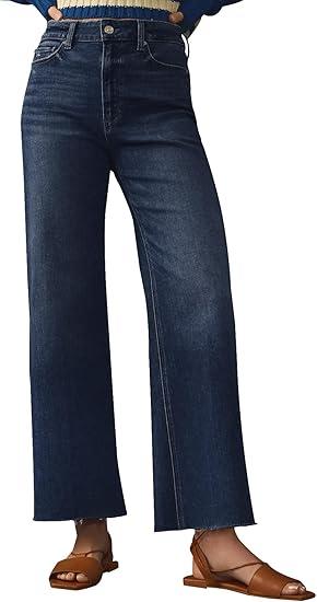 KUNMI Jeans for Women Wide Leg Baggy High Waist Boyfriends Straight Leg Stretchy Denim Pants Trendy Fall 2025
 Size 8