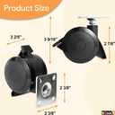 BQMAX 69828 Locking Caster Wheel for Weber Spirit 200/300 Series Grill Spirit E-310 Parts, for Weber Spirit E-215 E315 E320 SP320 S315 Grill Wheel Replacement Parts, Black.
