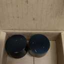 Ivilon End Cap Finials for Curtain Rods of 7/8 and 1 Inch Diameter Color Black