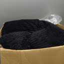 Tri-Folding Mattress Queen Futon Sofa Bed, Convertible Tri Fold Mattress Foldable with Removable Armrests & Washable Cover, Floor Mattress Sleeper Couch Bed for Guest Room, Living Room, Queen, Black