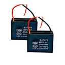 CBB61 Ceiling Fan Capacitor 2 Wire 8uf Compatible with 400/350/300/250VAC Fan Capacitor 50/60Hz CBB61-82 Pack