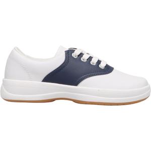 Keds Girls School Days (2.1/2 Kid) (White/Navy) 