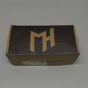 Mega Handles Buena Gold Privacy Door Knob - 1 Pack Reversible Interior Gold Door Knob, Heavy Duty Bed and Bath Door Knobs with Privacy Lock, Fits All Standard Door Sizes - Satin Brass