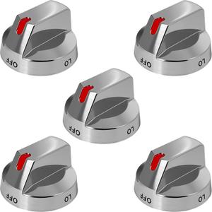 DG64-00473A Thickened Burner Control Knob Replacement - Selective Fit Compatible with Samsung Gas Range/Stove & Oven Models: NX58H5600SS, NX58F5700WS, NX58H5650WS, NX58J7750SS, NX58M6850SS (5)