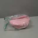 Small Storage Basket, Set of 3 Woven Baskets, Cotton Rope Small Baskets for Organizing, Cute Mini Tiny Round Basket, Bathroom Organization Bin (Pink)