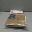 DONREN Half Blackout Curtain Panels for Small Window, Home Decoration Easy-Care Rod Pocket Draperies & Drapes, Window Covering for Kitchen (2 Panels, 42 by 54 inch Length, Snow White)