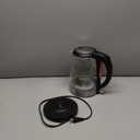 Cosori Electric Kettle, No Plastic Filter & Spout, 1.7L Tea Kettle & Hot Water Boiler For Coffee & Tea, Water Heater & Teapot, Automatic Shut Off, Borosilicate glass, Black, 1500W (1.8 Quarts)