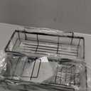 EUDELE Adhesive Shower Caddy, 5 Pack Rustproof Stainless Steel Bath Organizers With Large Capacity, No Drilling Shelves for Bathroom Storage & Home Decor (XL size, Black)