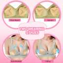 Push up Sticky Pads Bra Inserts,Double Sided Sticky Adhesive Bra Pads for Bikini Swimsuit Sports Daily Use