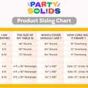 Party Solids White Round Tablecloths Plastic Table Cloth Disposable 48 Pack 84" Inch Round Table Cloth Disposable White Tablecloths Plastic Tablecloth Indoor/Outdoor Tablecloth Party Supplies