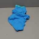 Tempt Me Women High Waisted Bikini Two Piece Swimsuits High Neck Crop Top Racerback Sporty Bathing Suits for Teen Girls (X-Small, Blue Green)