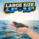 Liberty Imports Bucket of Ocean Sea Animals Toys - 16 PCS Large Underwater Deep Sea Creaures, Realistic Soft Plastic Marine Educational Toy Figures Playset for Toddlers, Kids
