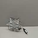 TKYHRMAS Christmas Tree Toppers Lighted with 6 Projection Modes, Christmas Snowflake Tree Topper with Builtin LED Rotating Lights, Silver 3D Glitter Projection for Xmas Party Holiday Decorations